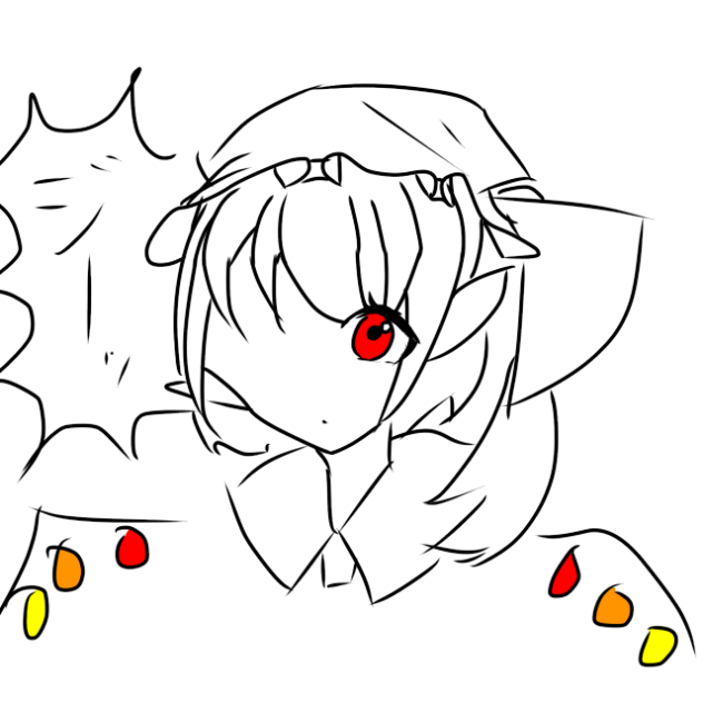 最後(๑• ̀ω•́๑)ってするフランちゃん