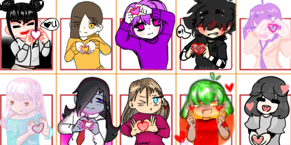 Heart collab - ibisPaint
