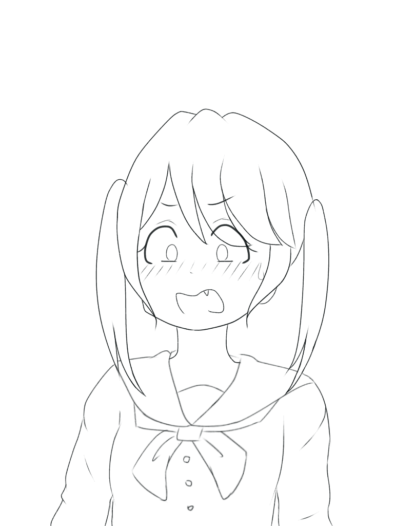 ぬりえ 女の子 - ibisPaint