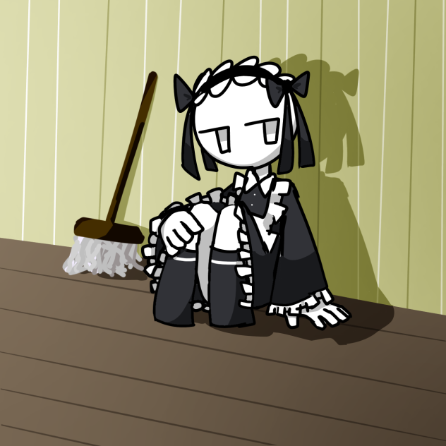 端っこメイドさん