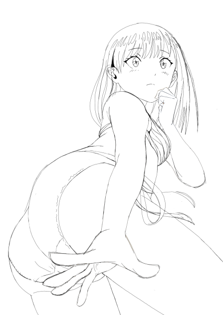 六花(下絵)