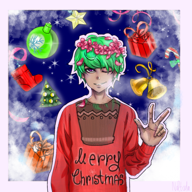 Ugly Christmas sweater xD (flower pot)