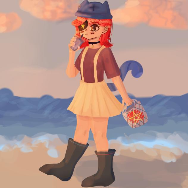 A beach stroll