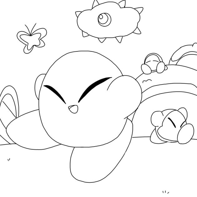適当につくった塗り絵