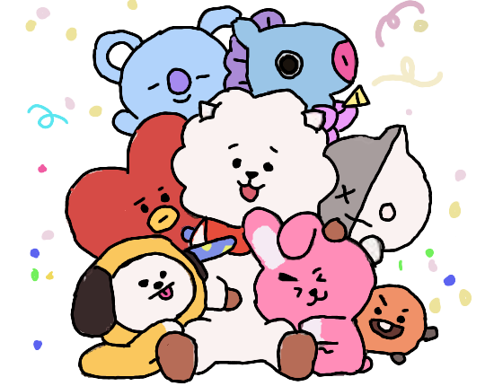 BT21 LOVE IS WARM