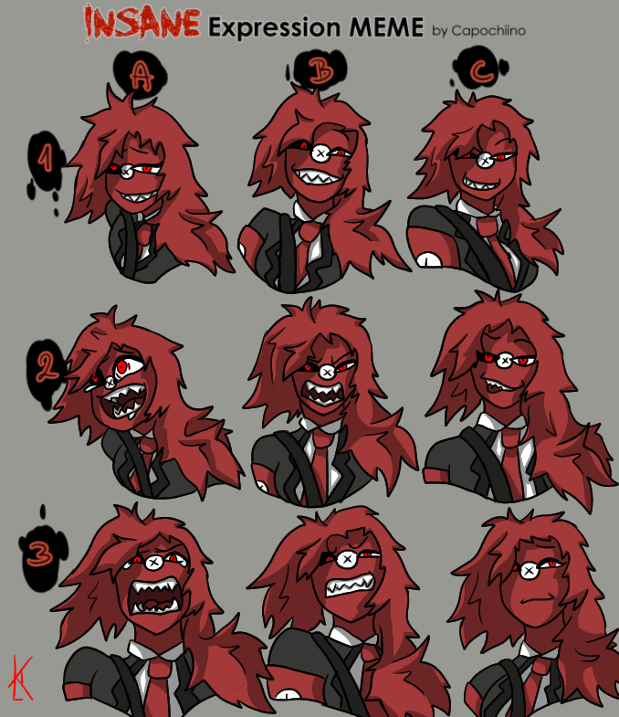 Third Reich Insane Expressions - ibisPaint