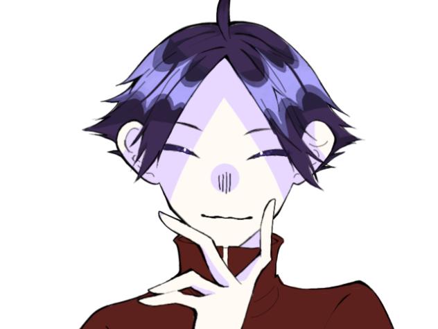 線画完成←