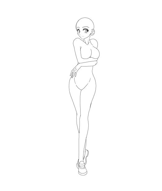 Anime girl base