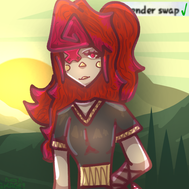 40 DAY OC CHALLENGE DAY 1 GENDERSWAP