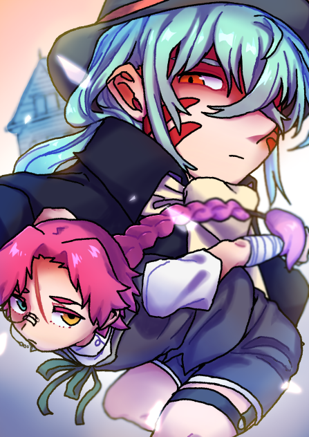 線画はProcreateでやりました