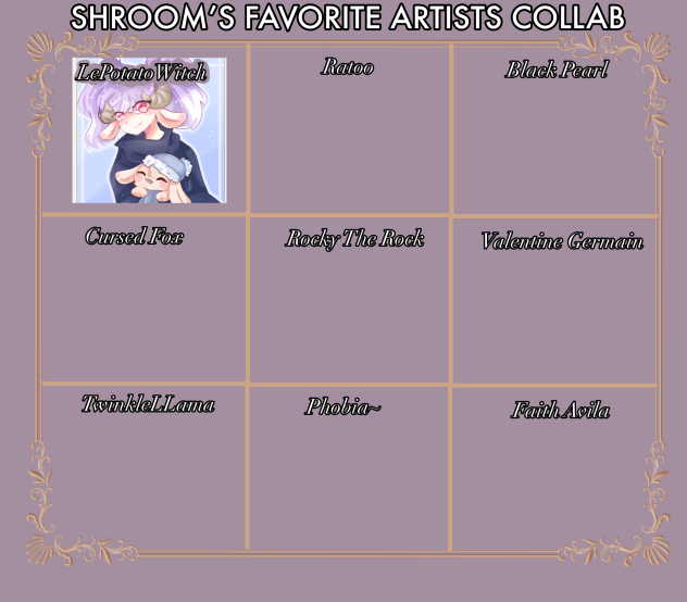 ShroomSlug’s fav artists ✨