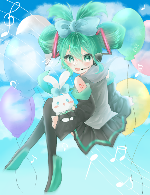 初音ミク×シナモロール