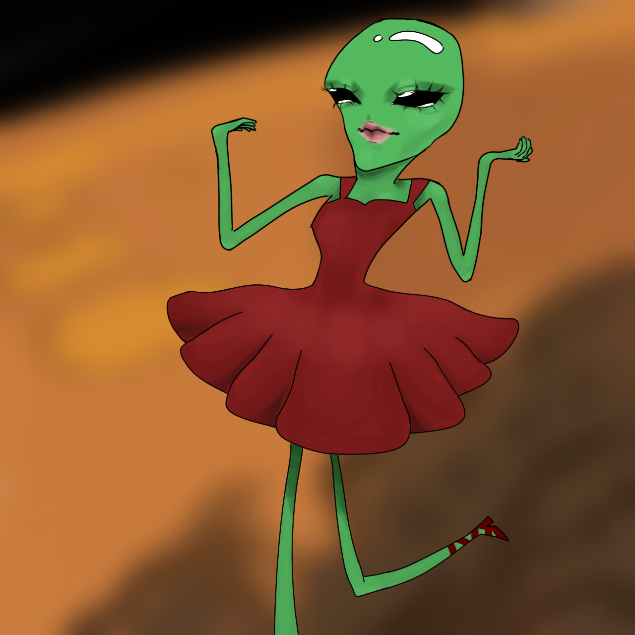 Alien - ibisPaint