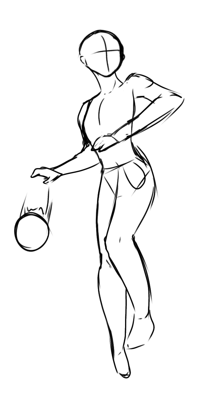 basketball pose base - ibisPaint