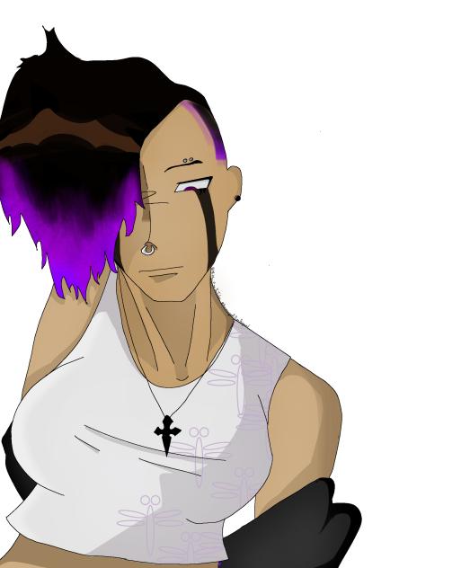 Punk woman.