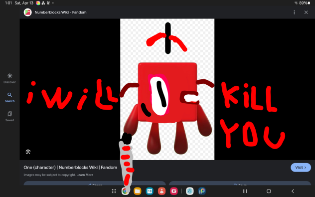 numberblock 1 creepy version