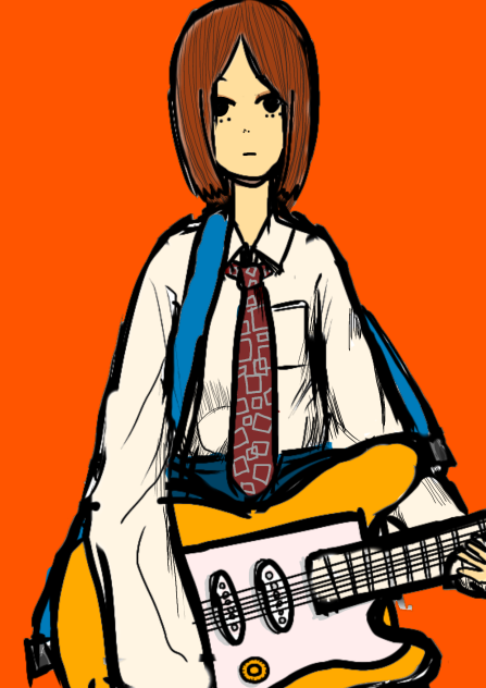 ギターと制服