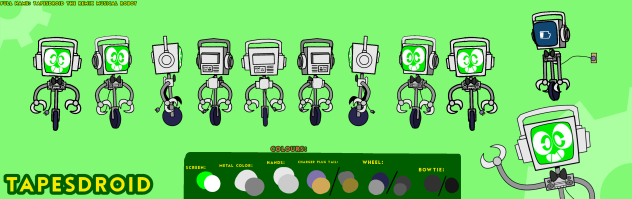 Tapesdroid Character sheet