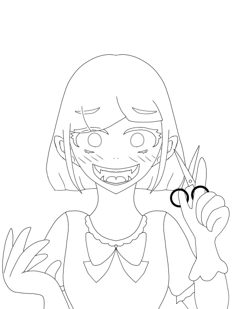 ❤️✂️🌸🍂線画 Line drawing