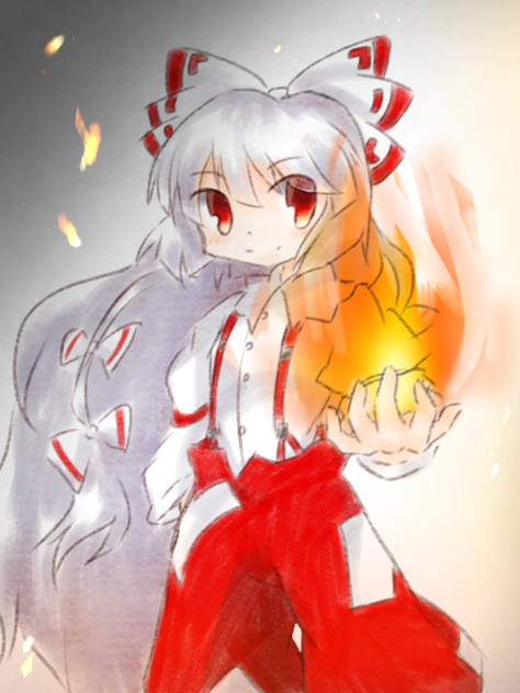 藤原 妹紅のミニキャラぽい妹紅