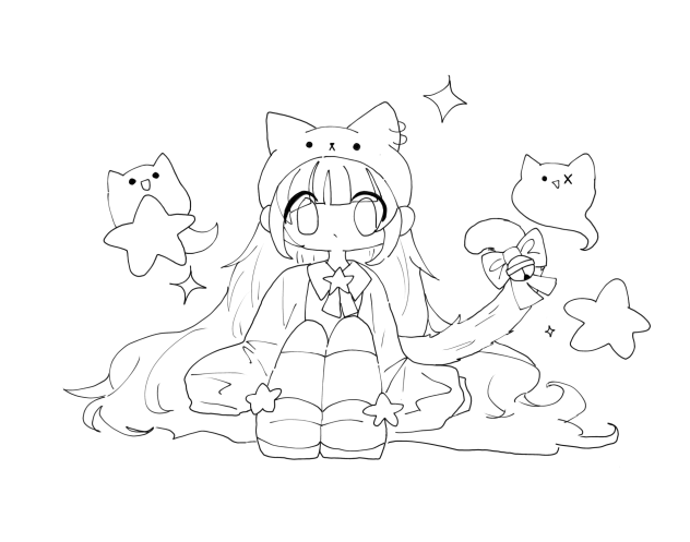 💜(=^x^=)💜塗り絵ver.