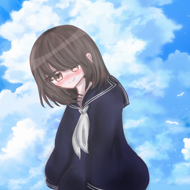 真夏日の空