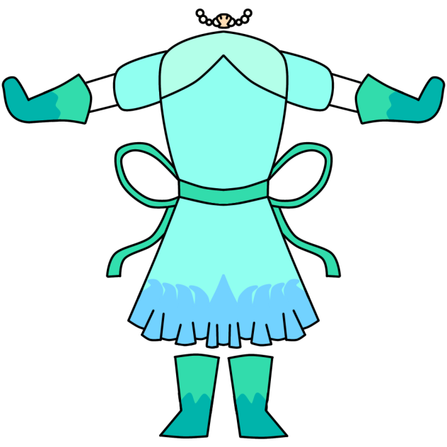 Ocean themed dress