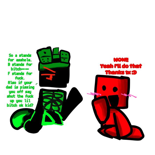 1x1x1 teaches C00lkidd the alphabet!