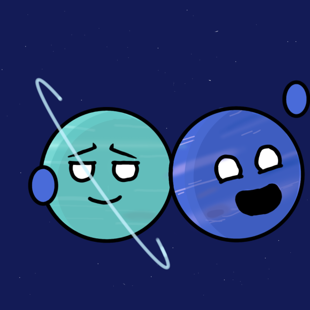 Neptune and Uranus