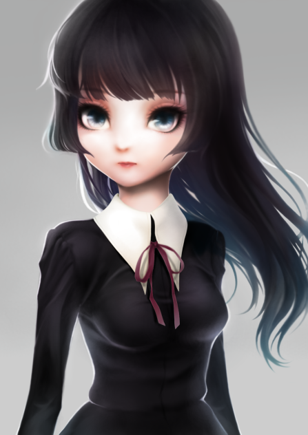 青い目の少女