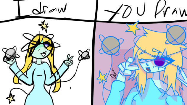 I draw you draw collab - ibisPaint