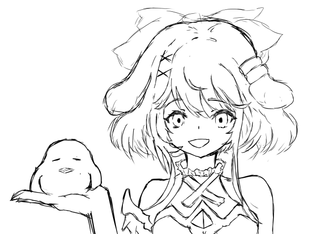 【ラフ】メメントモリ1周年❗️