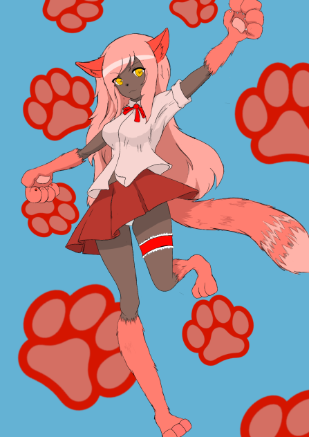 anime catgirl