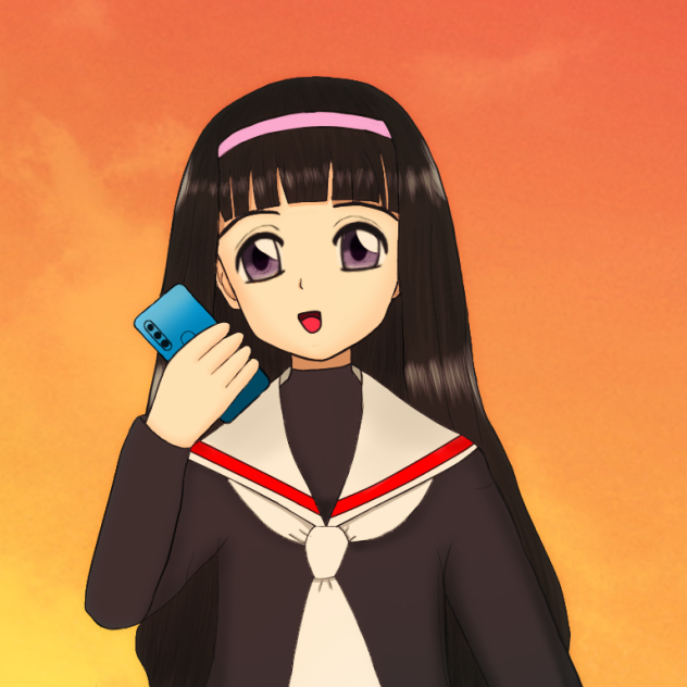 androidを勧める知世ちゃんわ描き直ししてみた