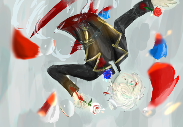 切り落とされた薔薇