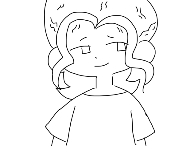 Big Forehead Vector Big Forehead - ibisPaint
