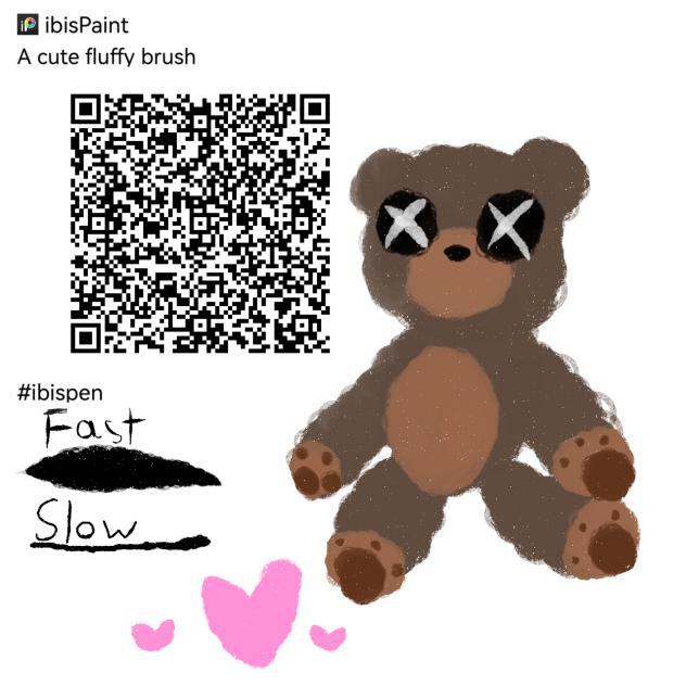 A cute fluffy brush - ibisPaint