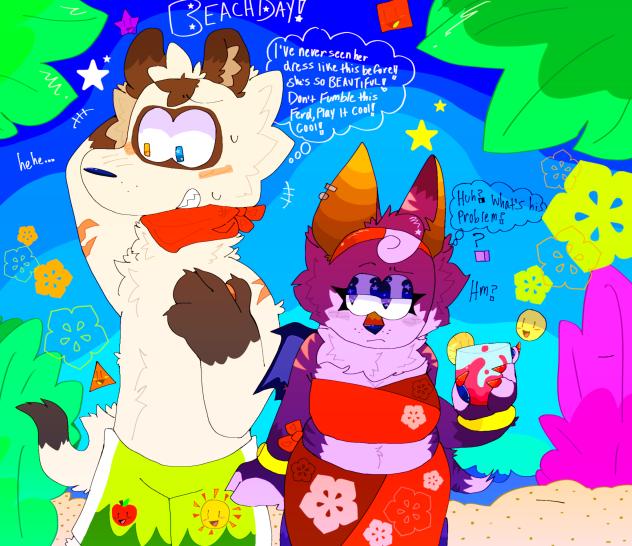 ⭐️🍎Beach Day!!🦇🏝