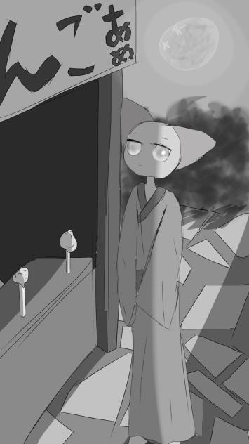 白黒に、挑戦。