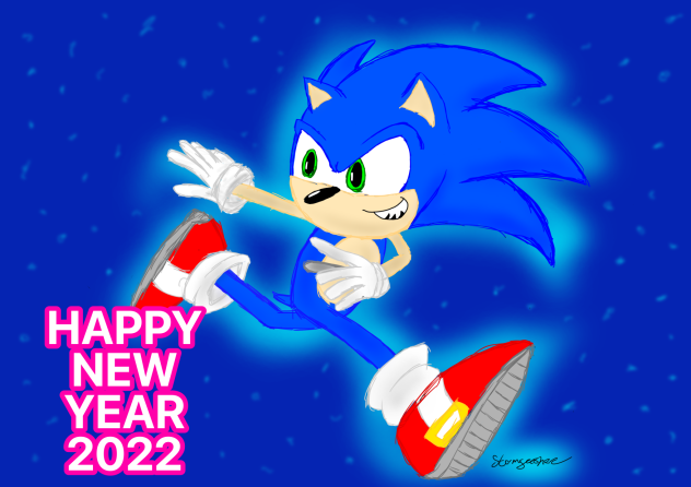 New year Sonic artwork