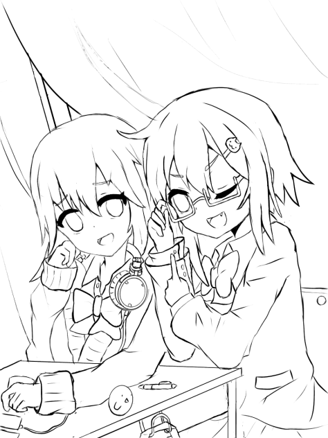 線画 書籍キャラクターの描き方 入門講座 著者 乃樹坂くしお から Ibispaint 線画 書籍キャラクターの描き方 入門講座 著者 乃樹坂くしお から Ibispaint