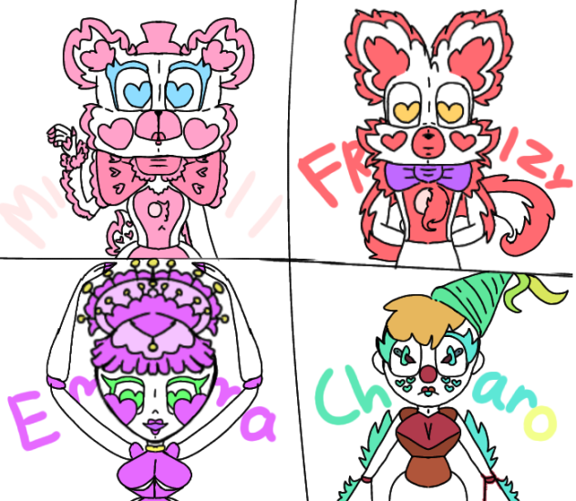 Five Night's at FuntimeKitten's All char