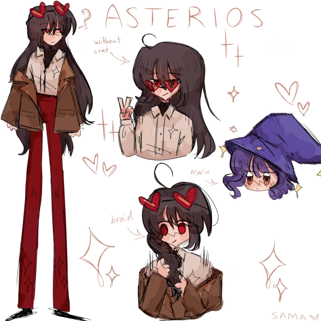 Asterios reference sheet ✨