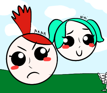Nana nini in the garden