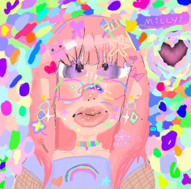 jelly art style! ❤️ too much colors ig