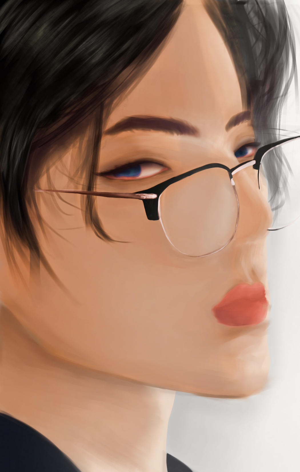 trying out a new art style! - ibisPaint
