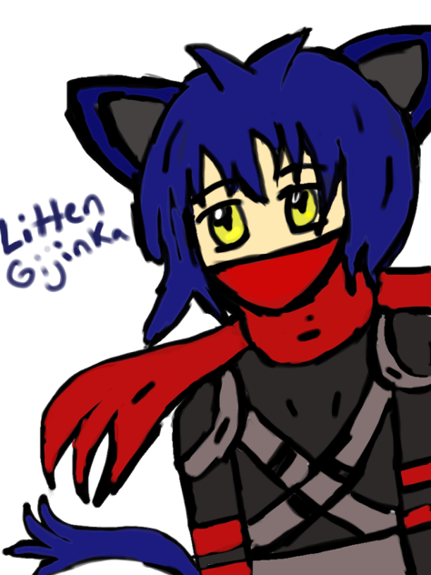 Litten Gijinka Ninja