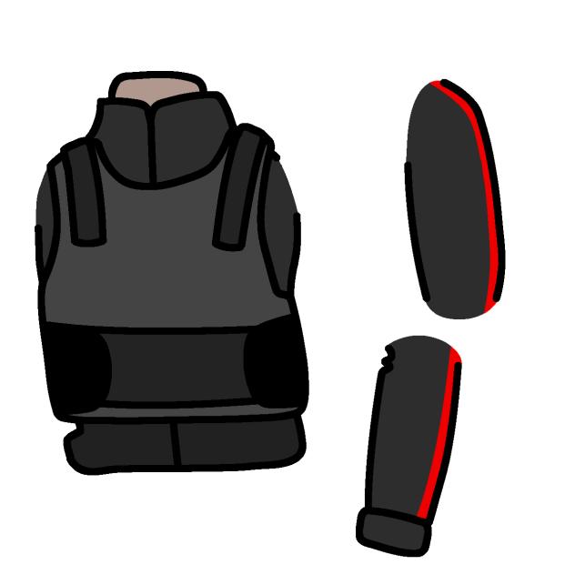 Red hoodie (Bullet proof)