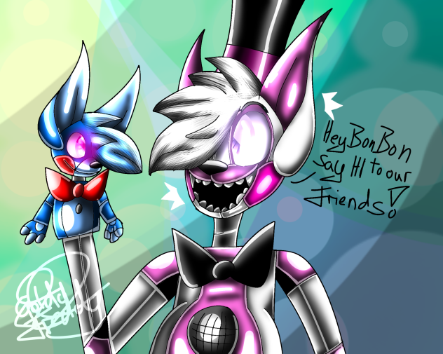 Funtime Freddy And Bon Bon Ibispaint