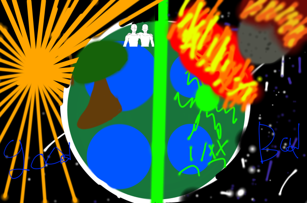 Earth Bad And Good Side IbisPaint Earth Bad And Good Side IbisPaint